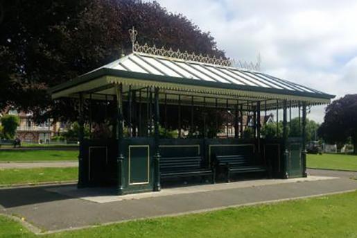 Victorian park shelter